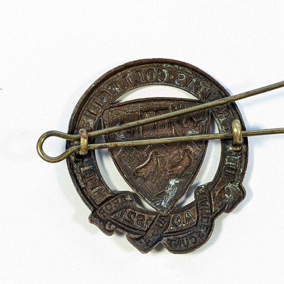 WW1 McGill University Canadian Officer Training Corps Hat Badge COTC Lees 1915 - Picture 2 of 6